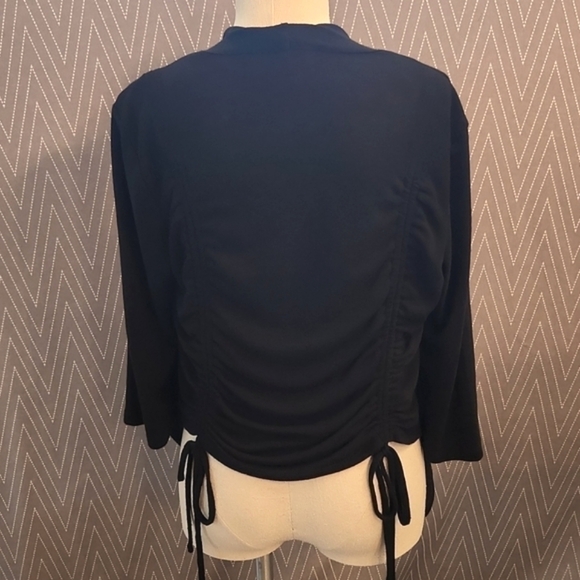 JUNIORS Planet Gold black lightweight cardigan size Large - Picture 4 of 9